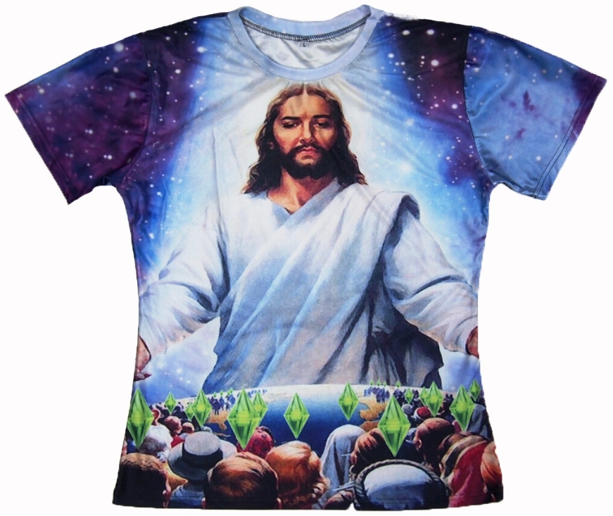 PARTY JESUS - 3D STREET WEAR TSHIRT - by www.wesellanything.co