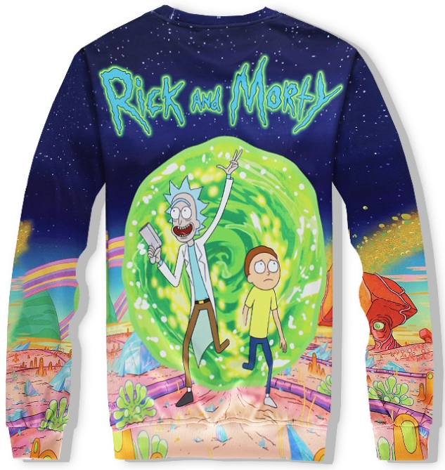 RICK AND MORTY TELEPORT 3D SWEATER - by www.wesellanything.co