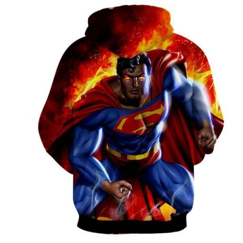 SUPERMAN CARTOON - 3D HOODIE - by 