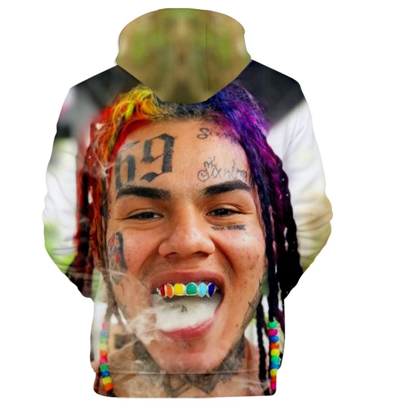 TEKASHI69 6IX9INE RAPPER PULLOVER HOODIE - by www.wesellanything.co