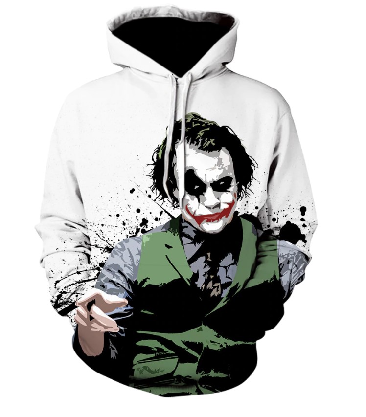 THE JOKER DRAWING - 3D HOODIE - by www.wesellanything.co