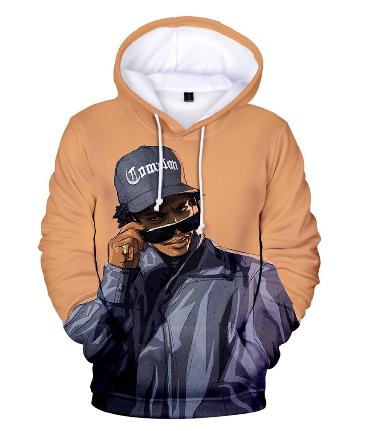 WEST COAST EAZY E COMPTON - 3D HOODIE - by www.wesellanything.co